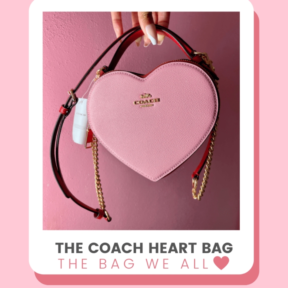 Coach heart bag